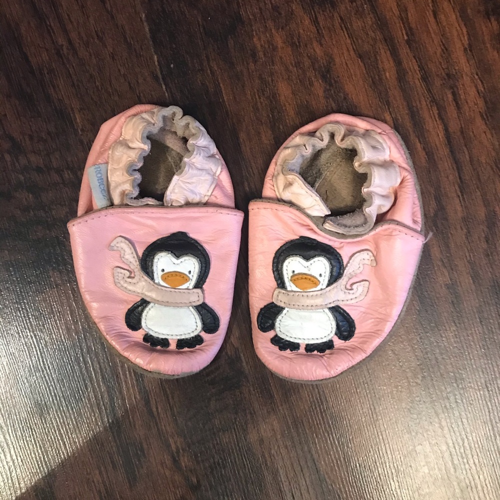 Robeez baby shoes.